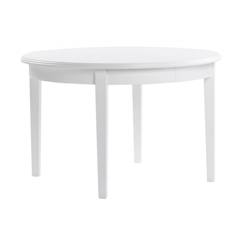 RO Koste Extending Dining Table Round White